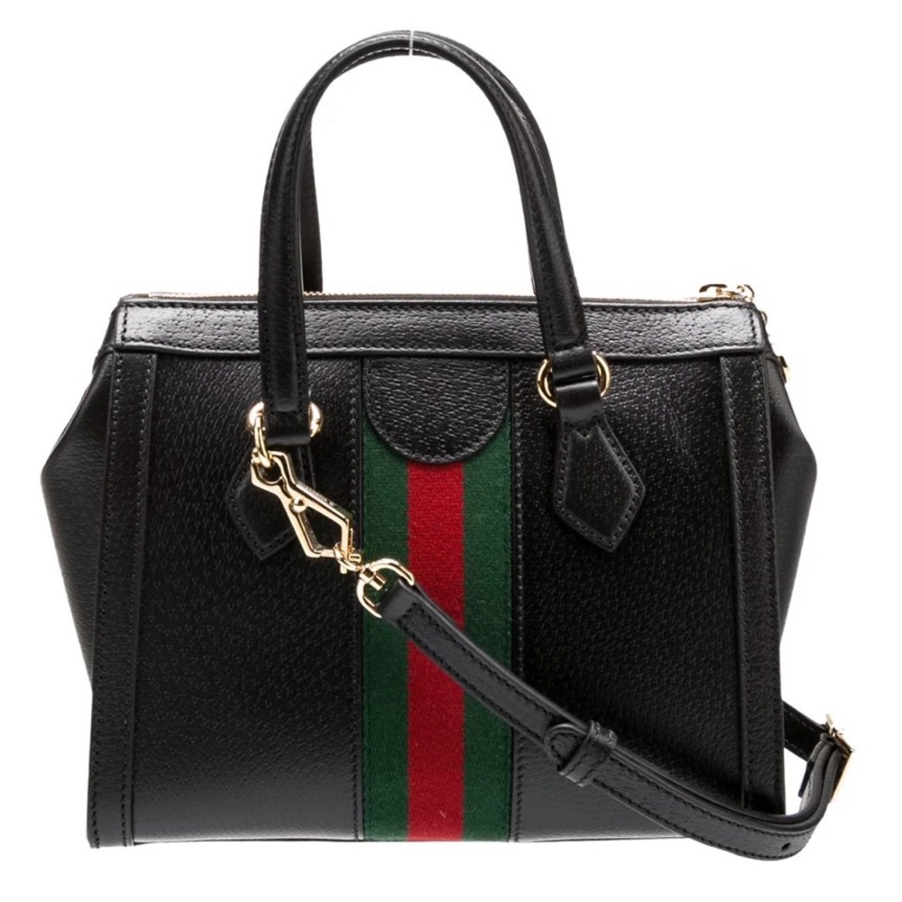 Genuine Gucci Black Ophidia Tote Handbag - Picture 4 of 16